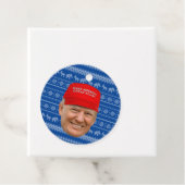 TRUMP MAGA Kerstmis Bedankjes Labels (In situ)