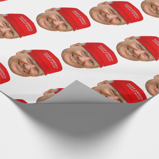 TRUMP MAGA Kerstmis Cadeaupapier (Hoek)