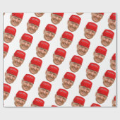 TRUMP MAGA Kerstmis Cadeaupapier (Vlak)
