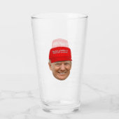 TRUMP MAGA Kerstmis Glas (Achterkant)