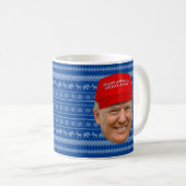 TRUMP MAGA Kerstmis Koffiemok (Voorkant rechts)