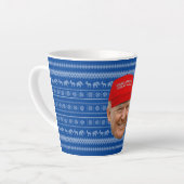 TRUMP MAGA Kerstmis Latte Mok (Linkerhoek)