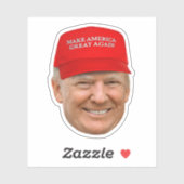 TRUMP MAGA Kerstmis Sticker (Vel)