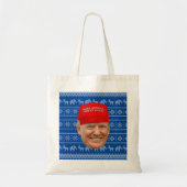 TRUMP MAGA Kerstmis Tote Bag (Voorkant)