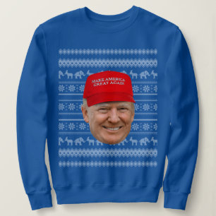 TRUMP MAGA Kerstmis Trui