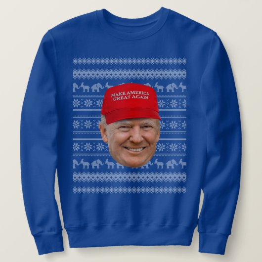 TRUMP MAGA Kerstmis Trui (Design voorkant)