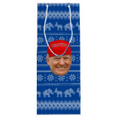 TRUMP MAGA Kerstmis Wijn Cadeautas (Achterkant)