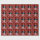 TRUMP MAGA LITTLE CHRISTMAS 2024 Wrapping Paper Cadeaupapier (Vlak)