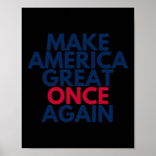 Trump Make America Great Again 2024 Maga T-shirt Poster (Voorkant)