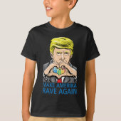 Trump make america reve Funny EDM festival T-shirt (Voorkant)
