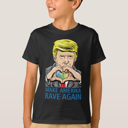 Trump make america reve Funny EDM festival T-shirt (Voorkant)
