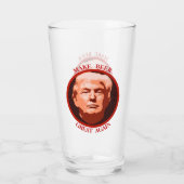 Trump make beer weer geweldig glas (Achterkant)