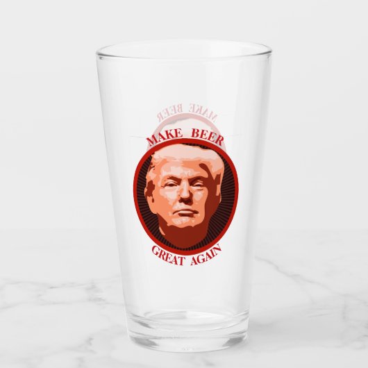 Trump make beer weer geweldig glas (Voorkant)