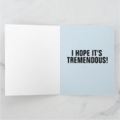 TRUMP MAKING BIRTHDAY GROOT OPNIEUW Wenskaart Kaart (Binnen)