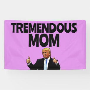 TRUMP MAM VERJAARDAGSFEESTBANNER SPANDOEK