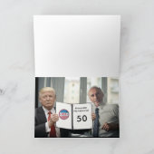Trump Mannen Funny 50th Birthday (Binnen)