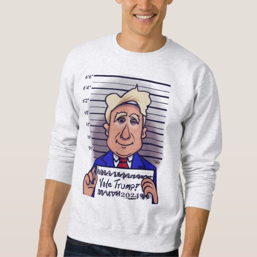 Trump Mannen Sweatshirt (Voorkant)