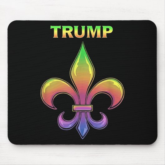 Trump Mardis Gras _1 Muismat (Voorkant)