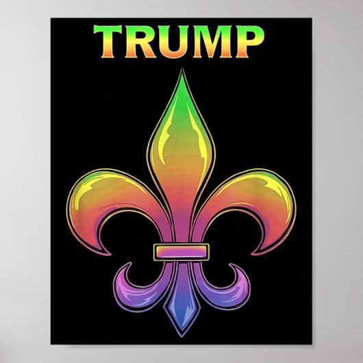 Trump Mardis Gras _1 Poster (Voorkant)