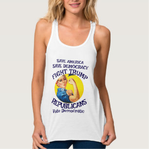 Trump Masturbeerde Air Force One Communicatie WH Tanktop
