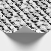 Trump medegedaagde mugshots cadeaupapier (Hoek)