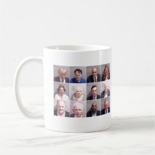 Trump medegedaagde mugshots koffiemok
