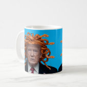 Trump Medusa Mug Koffiemok (Voorkant links)