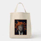Trump Medusa Tote Bag (Achterkant)