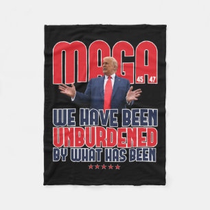 Trump Mega 2024 47e President Onbelaste Meme Des Fleece Deken