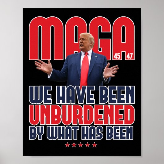 Trump Mega 2024 47e President Onbelaste Meme Des Poster (Voorkant)