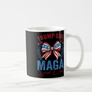 Trump Meisje 45 47 Mega Est 2025 Sociale Club Stem Koffiemok