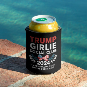 Trump Meisje Coquette Sociale Club Boog Verkiezing Blikjeskoeler