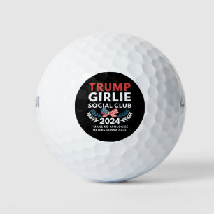 Trump Meisje Coquette Sociale Club Boog Verkiezing Golfballen