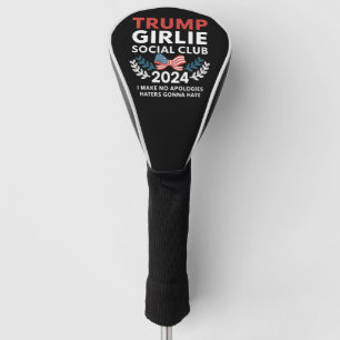 Trump Meisje Coquette Sociale Club Boog Verkiezing Golfheadcover