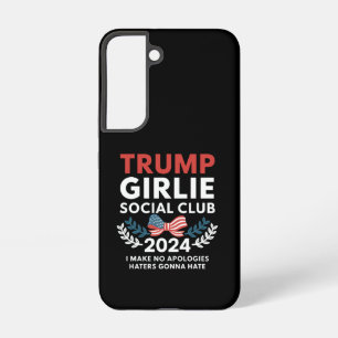 Trump Meisje Coquette Sociale Club Boog Verkiezing Samsung Galaxy Hoesje