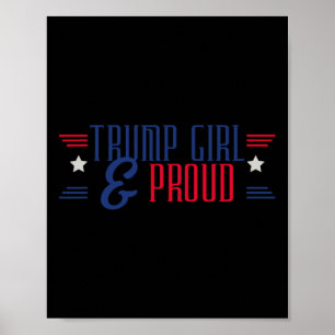 Trump Meisje En Trots Vrouwen Voor Trump 2024 Pres Poster