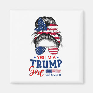 Trump Meisje Geen Excuses Patriottische Amerikaans Magneet