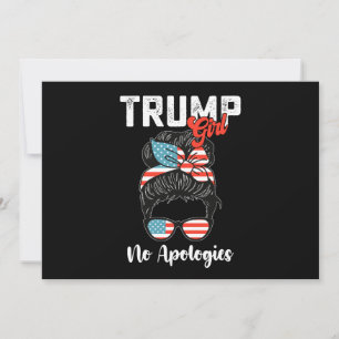 Trump meisje geen excuses presidentsverkiezingen kaart