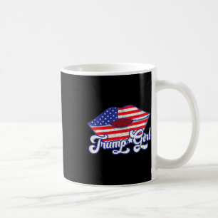 Trump Meisje Y Lippen Usa Vlag 2020 Verkiezing Rep Koffiemok