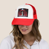 Trump-Melania-3 Trucker Pet (In situ)