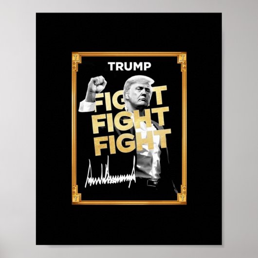 Trump Meme Coin Poster (Voorkant)