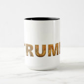 Trump Merchandise GOLD Letters Eenvoudige Eleganti Mok (Midden)