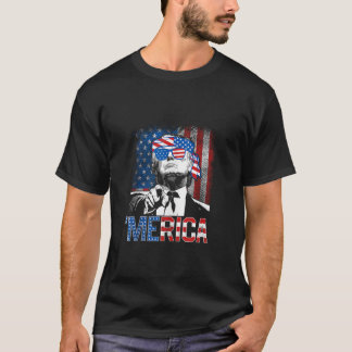 Trump Merica 4 juli 47 President Amerikaanse F T-shirt