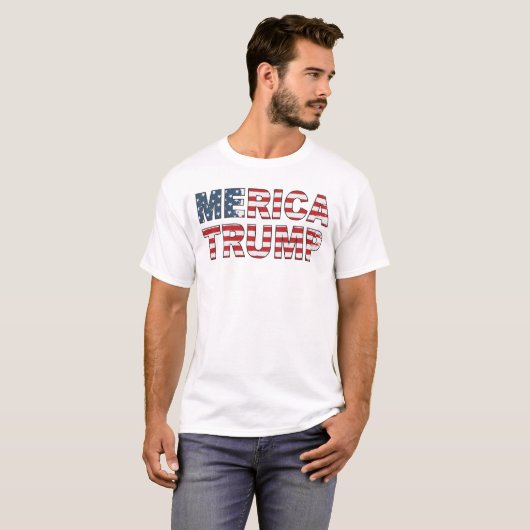 Trump Merica T-shirt (Voorkant volledig)