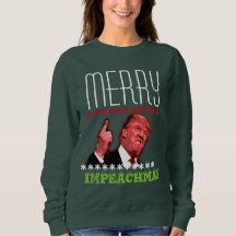 Trump Merry Impeachmas Sweater