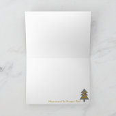 Trump Merry-kerstkaart Bedankkaart (Binnen)