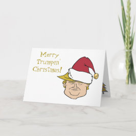 Trump Merry-kerstkaart Bedankkaart