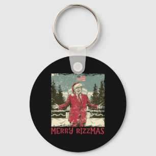 Trump Merry Rizzmas Grappige Trump Dance Chr Sleutelhanger