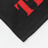 Trump Merry Rizzmas Trumpmas Grappige kerstbubbel Fleece Deken (Hoek)