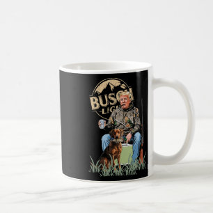 Trump met hond eend watervogels jagen camo preside koffiemok